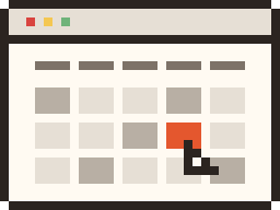 Pixel illustration of slotly