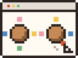 Pixel illustration of tablemate